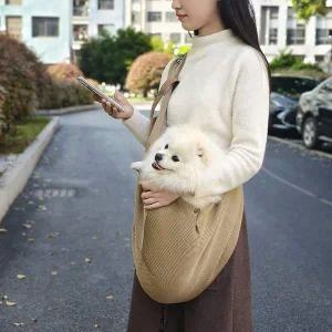 강아지 고양이 이동장 슬링백 포대기 산책가방 숄더백