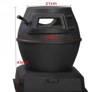 주물 난로 가정용 화목난로 군고구마 화덕 화로 쿠킹