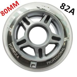인라인 스케이트 슈즈용 FSK 슬라롬 휠, 파워 슬라이드 SEBA HV 하이 HL IGOR KSJ WFSC용, 82A, 80mm 휠