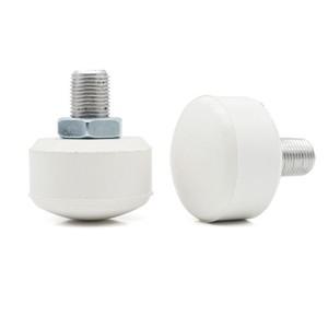 더블 로우 롤러 스케이트용 라운드 고무 브레이크 헤드, 내마모성 신발, 조절 가능한 AMB109