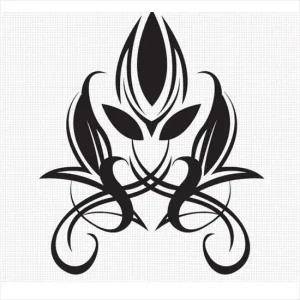 D24 타투04 대형 데칼스티커 TKL-15 활용도높은 편리한 튜닝스티커 꾸미기 자동차튜닝