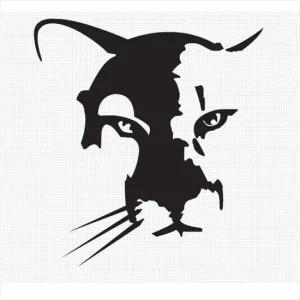 D24 사자01 대형 데칼스티커 TKL-30 활용도높은 편리한 튜닝스티커 꾸미기 자동차튜닝