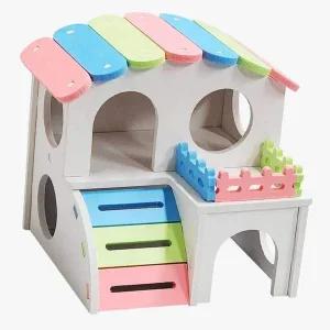 햄스터 집꾸미기 2층집 은신처 햄스터용품 햄스터집