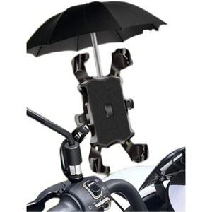 오토바이 미니우산 휴대폰 방수 스쿠터 거치대 우산 퀵용 배달용