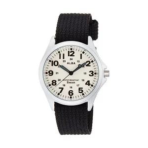 Seiko 세이코 [세금포함] [정품] 시계 ALBA 쿼츠 AQPK401 Men New in Box, 블랙 NEW FREE 배송 JAPAN 31103