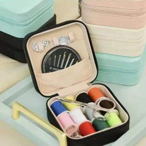 바느질키트 공예 취미 바늘세트 연습용 쪽가위 색실 바늘꿰기