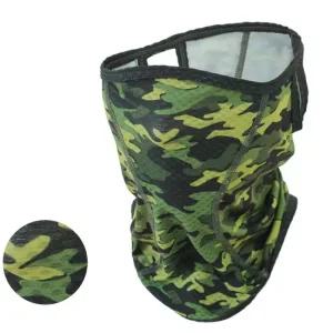 카모 그린 스포츠마스크 자전거마스크 라이딩 매쉬마스크 사이클 자전거라이딩복