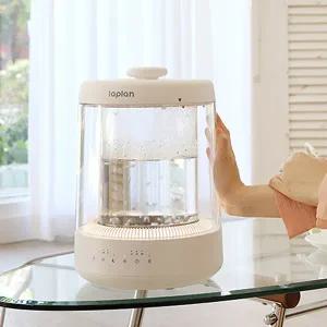 라플란 가열식가습기 4L 가열 아기 물멍 스텐 유리 세척편한 대용량 가습기