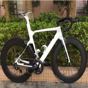 콘셉트 카본 컴플리트 로드 바이크, 화이트 클리어런스, R7020 울테그라 DI2 그룹 세트, DIY 자전거,