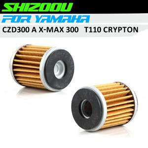 YAMAHA 호환 CZD300 Xmax 292 A X-Max 300 XMAX300 T110 Crypton YAMAHA 호환 바이크 오토바이 오일 필터
