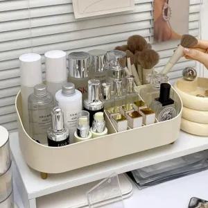 립스틱 화장품 대 정리 브러쉬 연베이지 함 수납 보관