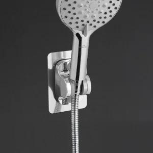 브라켓 걸이 무타공 강력접착 샤워기 고정 거치대 접착식 홀더 각도조절