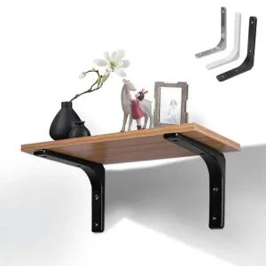 2P 지지대 4in 선반 받침대 그림 부속 코너 벽고정 브라켓 걸이 ㄱ브라켓 벽선반