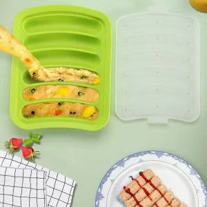 실리콘 핫도그 몰드 계란 햄 보충제 수제 DIY 베이킹 상자