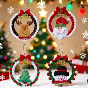 크리스마스 펠트리스틀 트리장식 오너먼트 무드등 만들기 DIY키트