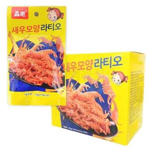 새우모양 라티오 16g x20개 라티아오 중국간식 맥주안주
