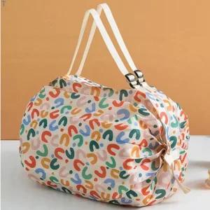 TC 컴퍼트 다기능 접이식 장바구니 2개 장바구니 접이식장바구니 스트랩장바구니