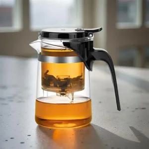 차 우리는 도구 티망 다시망 우림망 티포트 인퓨저 내열유리 500ml