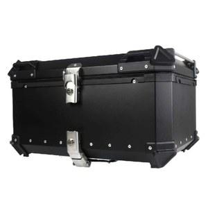 오토바이 알루미늄 탑박스 리어백 플랫 대용량 100L 블랙 80L