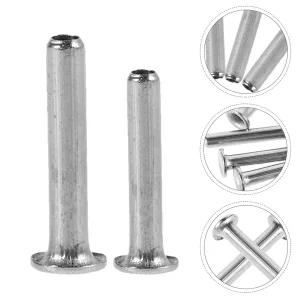 호환  16pcs 우산 리벳 실버 합금 금속 부품 접는 수리 여행 내구성 교체 고정 범용 호환 가능