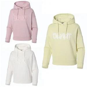 [다이나핏] 여성 노엘 아플리케 기모 후드 티셔츠 YWW22277