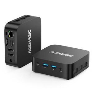 ACEMAGICian Vista V1 미니 PC 컴퓨터, 12세대 인텔 N95(비트 N100, 최대 3.4GHz), 16GB DDR4 RAM 512GB SSD UHD 4K HDMI DP, 듀얼 WiFi/Bt, 기가비트 이더넷 베사, 홈/오피스