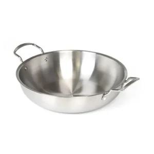 퀸센스 전골냄비 인덕션 스텐 찌게 깊은형 30cm조리용 양수 라면 찌개 탕냄비 가정용 실버 요리용