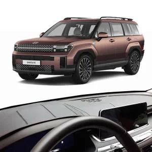 싼타페MX5 대쉬보드커버 가죽 프리미엄 논슬립