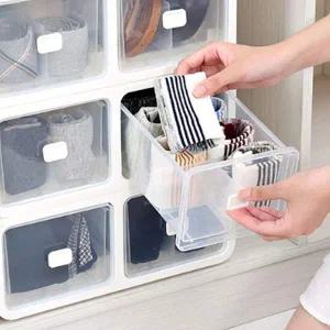 속옷 봄 양말 적층 칸칸이 수납 서랍 데일리 정리 함