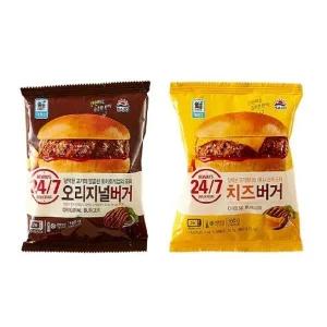 사조 오리지널버거 150g x 4개 + 치즈버거 160g x 4개 (총 8개) /J