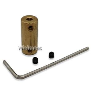 1pcs 3.17mm-3.17mm 구리 리지드 샤프트 커플러 링 모터 커넥터 기어 9x20mm