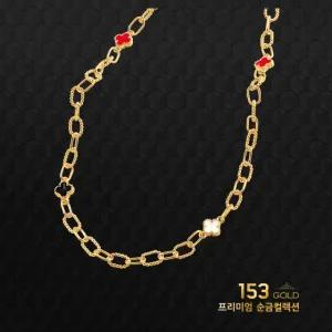 153골드 [최신]24K 순금목걸이 SJ 664 패션 목걸이 11.25g(3돈 세돈) 목걸이. 로프체인.999제품-기타중량 판매자검색