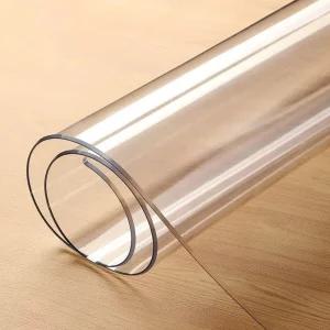 투명 PVC 테이블 커버 80x160cm 80x180cm/데스크/매트/책상/덮개/깔판/패드/데스크용/가정용/사무실/깔개