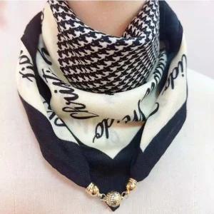 마그네틱 원터치 스카프 자석 머플러 가을겨울 데일리 패션 목수건