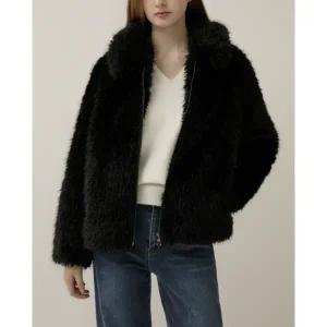 [리스트](김해점) 퍼 카라 집업 무스탕