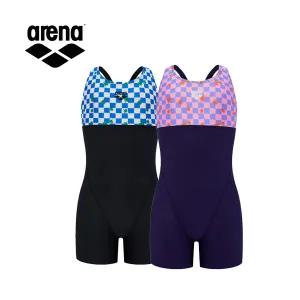 아레나 여아 수영복 캔디체 3부 반신 레이서백 수영복 A5FG1PG32