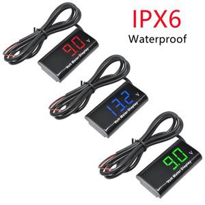 DC 8-18V 디지털 전압계 12V 자동차 측정기 볼트 테스터 납 산성 배터리 용량 패널 모니터 감지기 오토바이