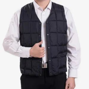 남자 남성 얇은 경량 패딩조끼 이너 겨울 가을 조끼