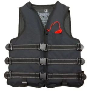 국내산 KC인증 검사품 응급 호루라기부착 3버클 구명조끼 안전보호 다목적