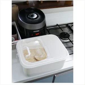 [골드스마일]D14 일본산 레이카 쌀통 선명한볼 깔끔하고편리 모던주방용품