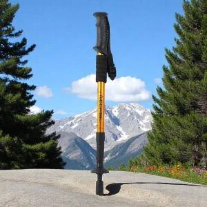 원마운트 4단 길이조절 등산스틱 110cm 골드 트레킹폴 트래킹지팡이