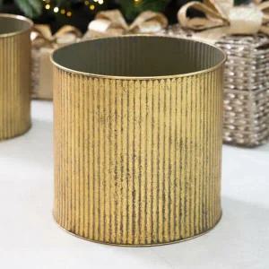 아트박스/플라워트리 크리스마스트리 하단 커버 엔티크 철재화분 30x30cm