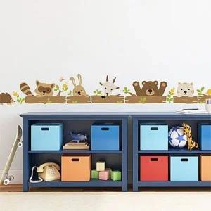 숲속친구들 소형 포인트스티커 시트지 벽지