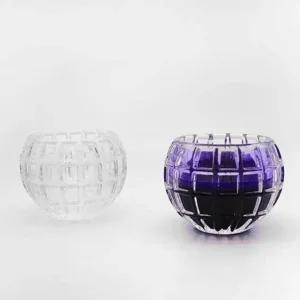 유리 용기 80ml 캔들 투명 미니 원형 티라이트 (WE70B04)