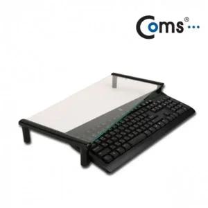 모니터 받침대 블랙 키보드 모니터 선반 거치대