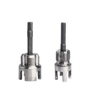 2pcs Pvc 파이프 스레더 메이커 키트 4 포인트 6 내부 외부 통합 워터 스레드 오프너 태핑 도구