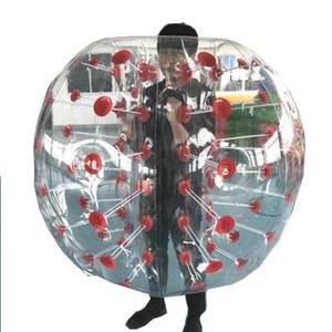 고급형 버블슈트 레크레이션 근육발달 에어돔 PVC 에어볼 단체 1m 범퍼볼 엘로우 야외