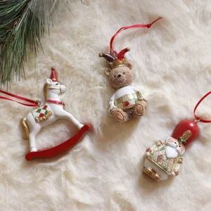 미니 목마 베어 병정 오너먼트 데코 소품트리장식 인형 크리스마스 용품 장식품