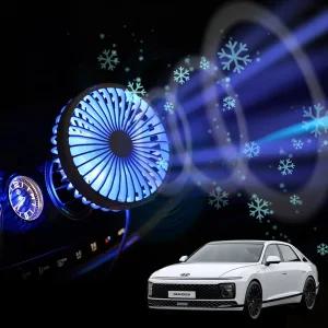 그랜저GN7 차량용 송풍구 호환 선풍기 시즌3구 구형 USB포트 미니 휴대용 용선풍기 자동차 용에어서큘레이