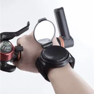 자전거 손목 백미러 후사경 1개오토바이사이드 휴대용 라이딩 보조거울